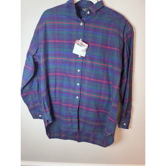 Woolrich Vintage Flannel Button Down Shirt Matching Skirt Sz M/L USA Made NWT - Picture 9 of 13